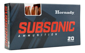 HORNADY SUBSONIC 45-70 GOV - 410GR SUB-X 20RD 10BX/CS