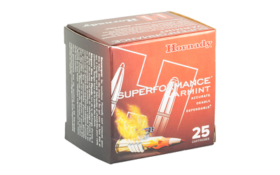 Box of Hornady Superformance Varmint cartridges