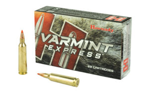 HORNADY VARMINT 22-250 REM - 50GR V-MAX 20RD 10BX/CS