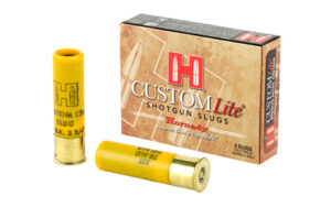 Hornady Custom Lite shotgun slugs and box