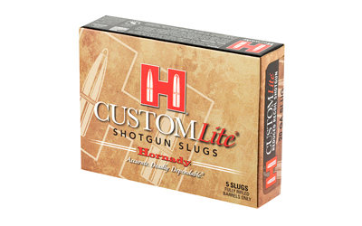 Box of Hornady Custom Lite shotgun slugs