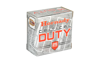 Hornady Critical Duty 25-round ammunition box