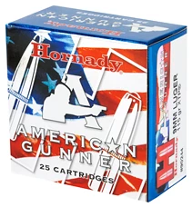 Hornady American Gunner ammunition box, patriotic design.