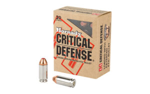 Hornady Critical Defense Handgun Ammo .40 S&W 165 gr FTX 1175 fps 20/ct