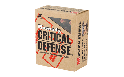 Hornady Critical Defense Handgun Ammo .40 S&W 165 gr FTX 1175 fps 20/ct - Image 3