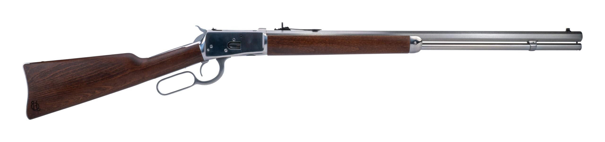 Heritage 92 Lever Action Rifle .45 Colt 12rd Capacity 24' Polished Stainless Octagon Barrel Wood Stock
