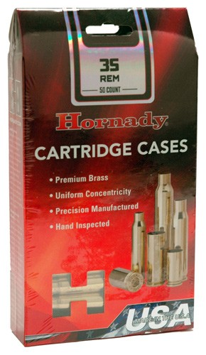 HORNADY UNPRIMED CASES 35 REM - 50 PACK 5PK/CS