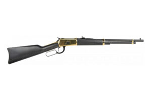 Heritage 92 Lever Action Rifle .44 Mag 8rd Capacity 18" PVD Gold Barrel Wood Stock