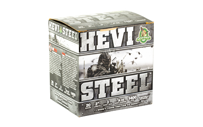 HEVI-Steel shotgun ammunition box with hunting design