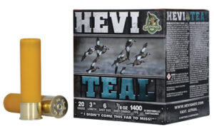 HEVI-SHOT HEVI-Teal Shotshells  20 ga 3" 7/8oz 1500 fps #6 25/ct