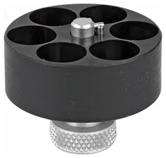 Metal revolver cylinder speed loader tool