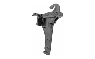 Black firearm charging handle accessory