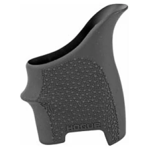 Black ergonomic gun grip by Hogue