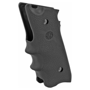 Black pistol grip with finger grooves