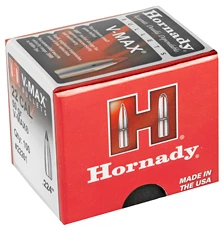 Box of Hornady V-MAX ammunition