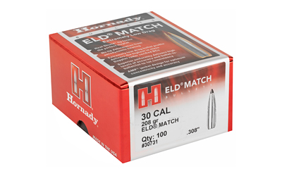 Hornady ELD Match 30 Cal ammo box