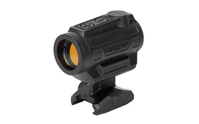 Compact black red dot sight optic with mount