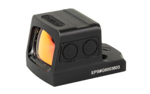 Compact black reflex red dot sight optic