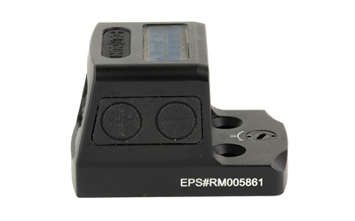 Compact black pistol red dot sight