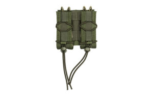Olive green tactical double magazine pouch