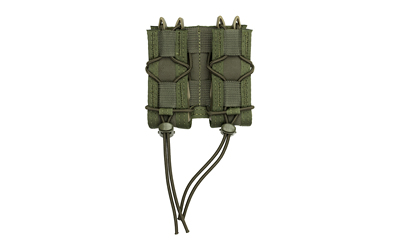 Olive green tactical double magazine pouch
