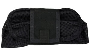 Black mesh lumbar support belt with Velcro strap
