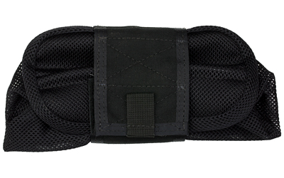 Black mesh lumbar support belt with Velcro strap