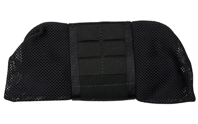 Black mesh lumbar support belt with padded center