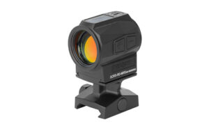 Compact red dot sight optic with mount