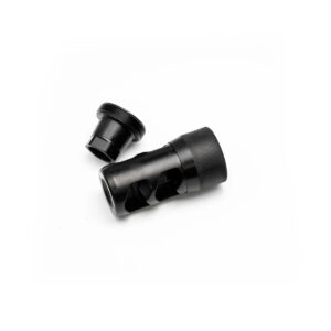 Area 419 Hellfire 2P-Self Timing Muzzle Brake w/ Adapter 6.5mm/30cal 1/2-28