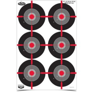 Birchwood Casey Dirty Bird 12"x18" Splatter Target Multiple Bull's Eye 100/ct