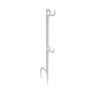 B/C STEEL TARGET HANGER WHITE 2 HOOK