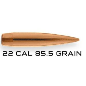 Berger Long Range Hybrid Target Bullets .22 cal .224" 85.5 gr HPBT 1000/ct