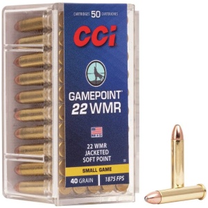 CCI 22WMR 40GR GAMEPOINT 50/2000
