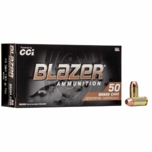 CCI BLAZER BRASS 40 SW - 180GR FMJ 50RD 20BX/CS