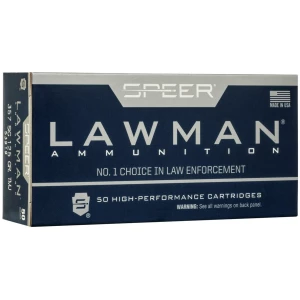 Speer Lawman Handgun Ammunition .357 SIG 125 gr TMJ 1350 fps 50/ct