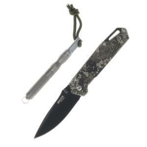 Bear & Son Edge Folding Knife 3" Drop Point Blade Truetimber Strata
