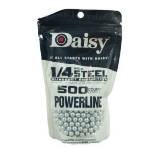DAISY 1/4" STL SLINGSHOT AMMO 500CT
