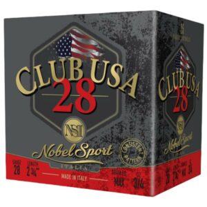 Nobel Sport 28 T1 Shotshell 28 ga 2-3/4" 3/4 oz 1300 fps #8 25/ct