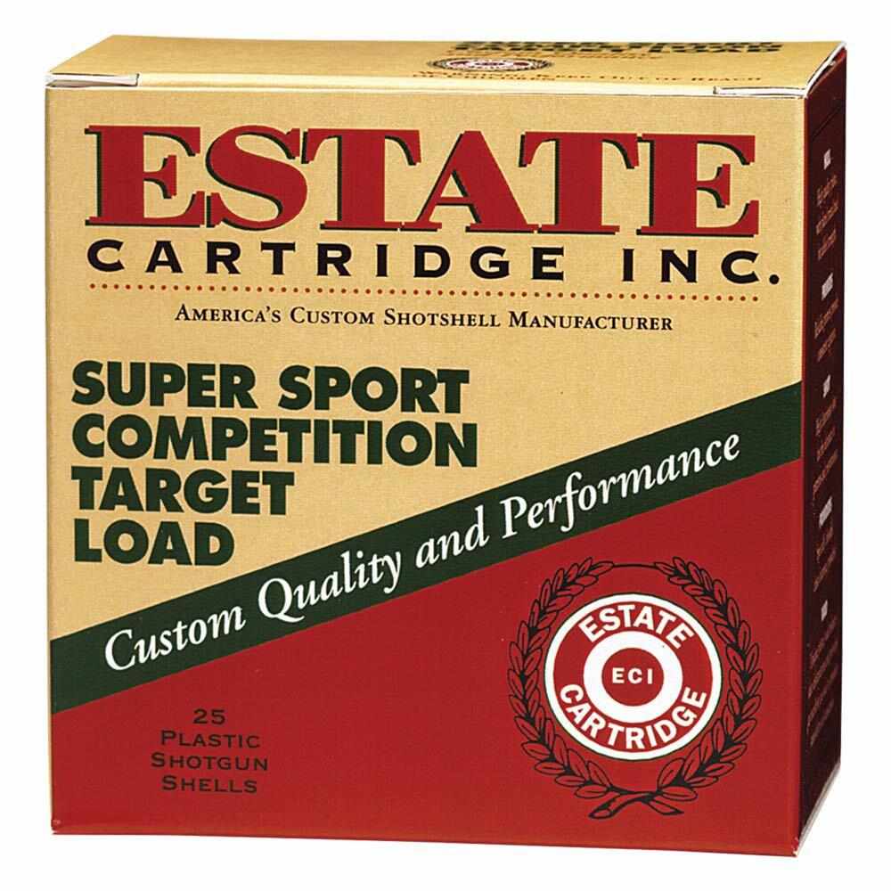 Estate Cartridge Super Sport Shotshells 12 ga 2-3/4" 1 oz 1235 fps #7.5 25/ct