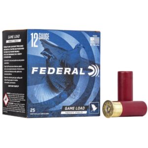 FEDERAL GAME SHOK 12GA 2.75" - 1-1/8OZ #4 25RD 10BX/CS