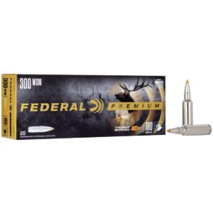 FEDERAL PREMIUM 300 WSM 180GR - TROPHY BONDED TIP 20RD 10BX/CS