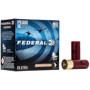 Federal Speed-Shok High Velocity Steel Shotshells 12ga 2-3/4" 1-1/8oz 1500 fps #BB Shot 25/ct