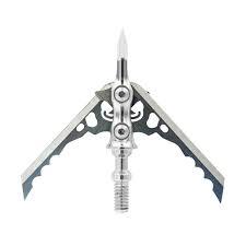 Mechanical broadhead arrowhead with extended blades