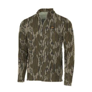 Muddy DV8 Quest Midweight Quarter Zip Sweatshirt Mossy Oak Bottomland L