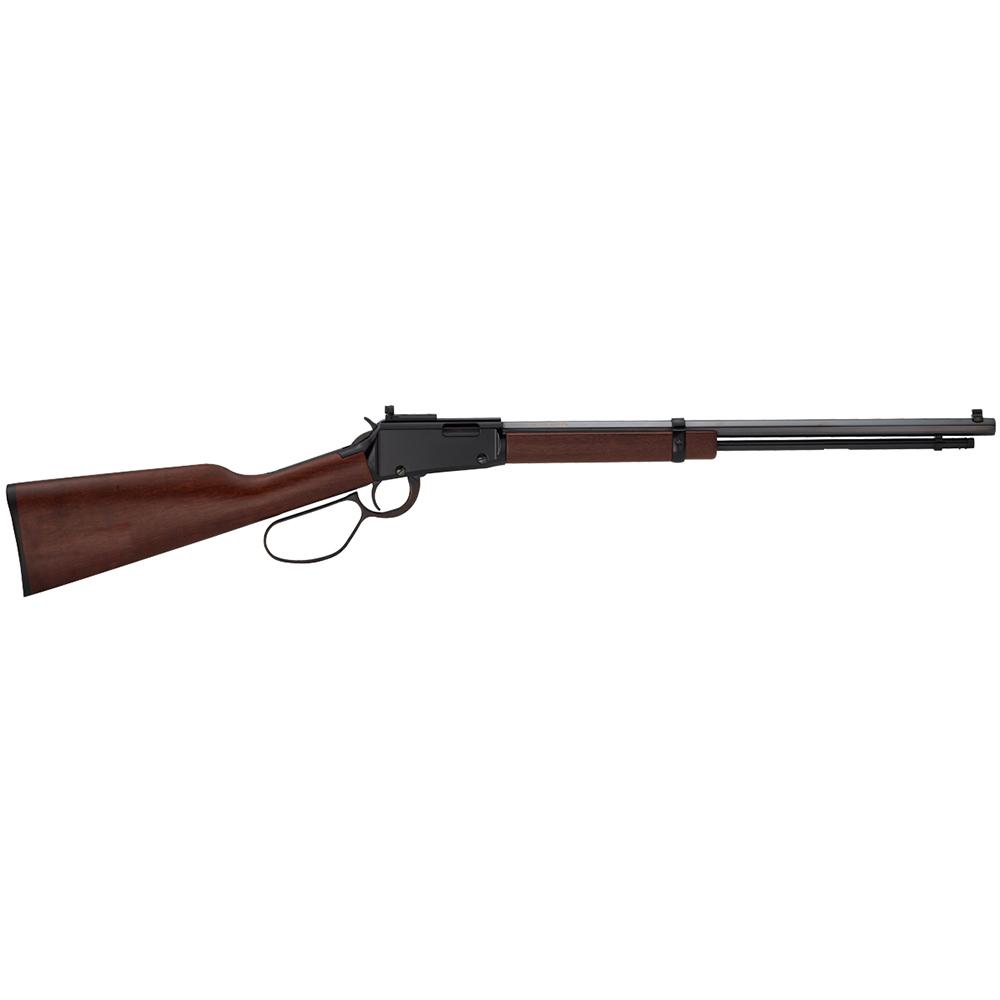HENRY H1 TRACKER LEVER RIFLE - 22S/L/LR 20" LL BLUED WALNUT