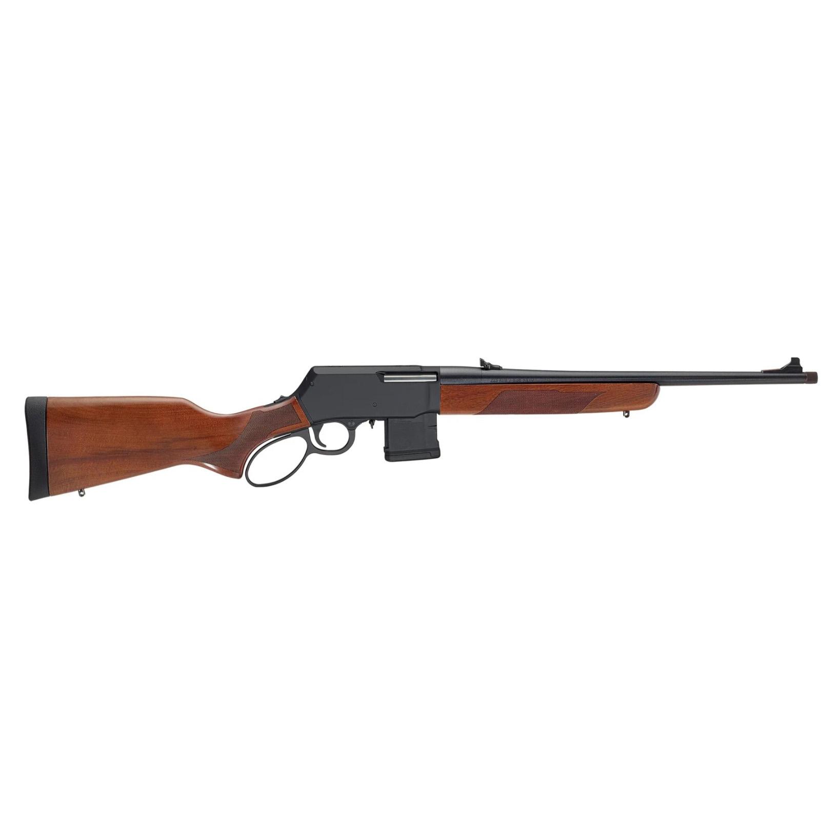 HENRY H23 LASR SUPREME 223REM - 18" THREADED BLUED WALNUT