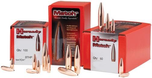 Hornady Match Bullets .22 cal .224" 75 gr BTHP- MATCH 600/ct