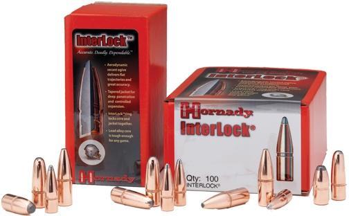 Hornady InterLock Bullets .30 cal .308" 220 gr RN 100/ct