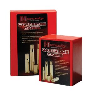 Hornady cartridge cases boxes with brass casings
